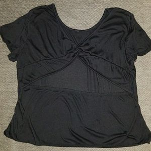 Twist back cutout t-shirt